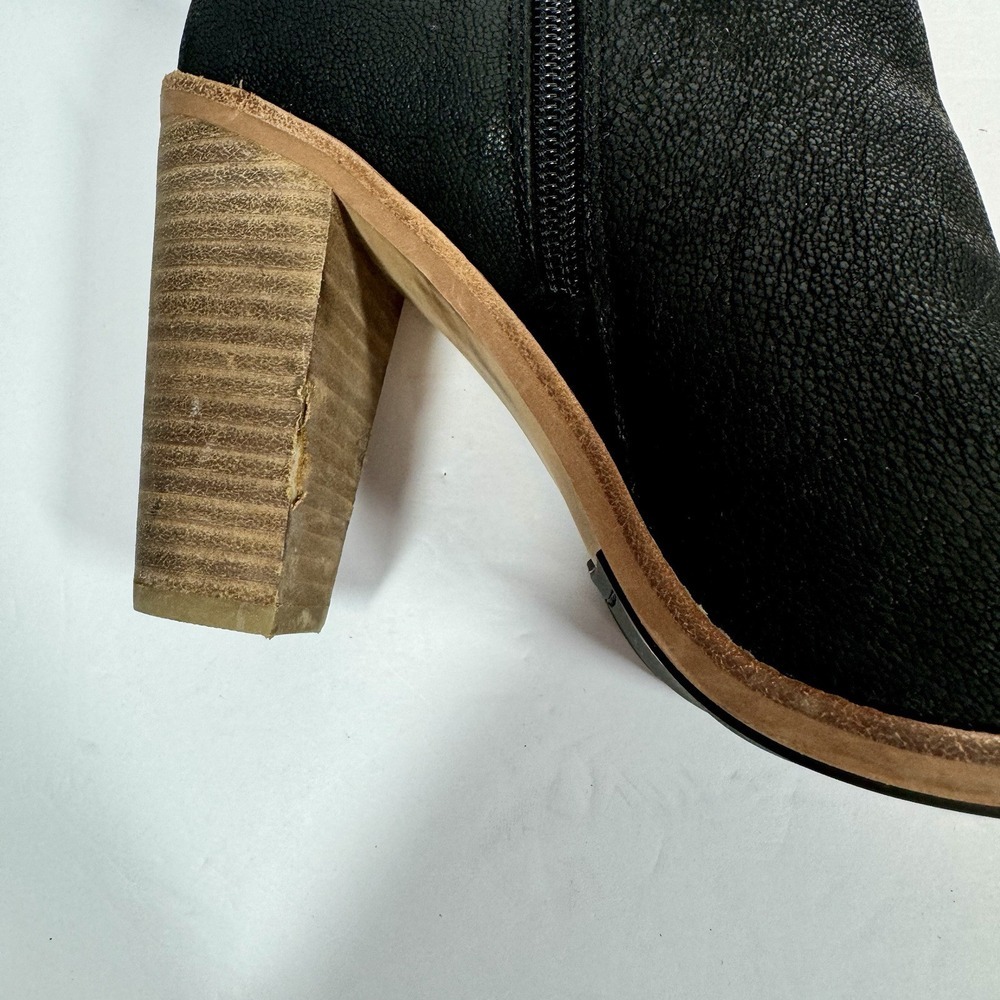 Vince Camuto Women's Linford Boot Block Heel Black Leather Bootie Tassel Sz 9M - Picture 8 of 12